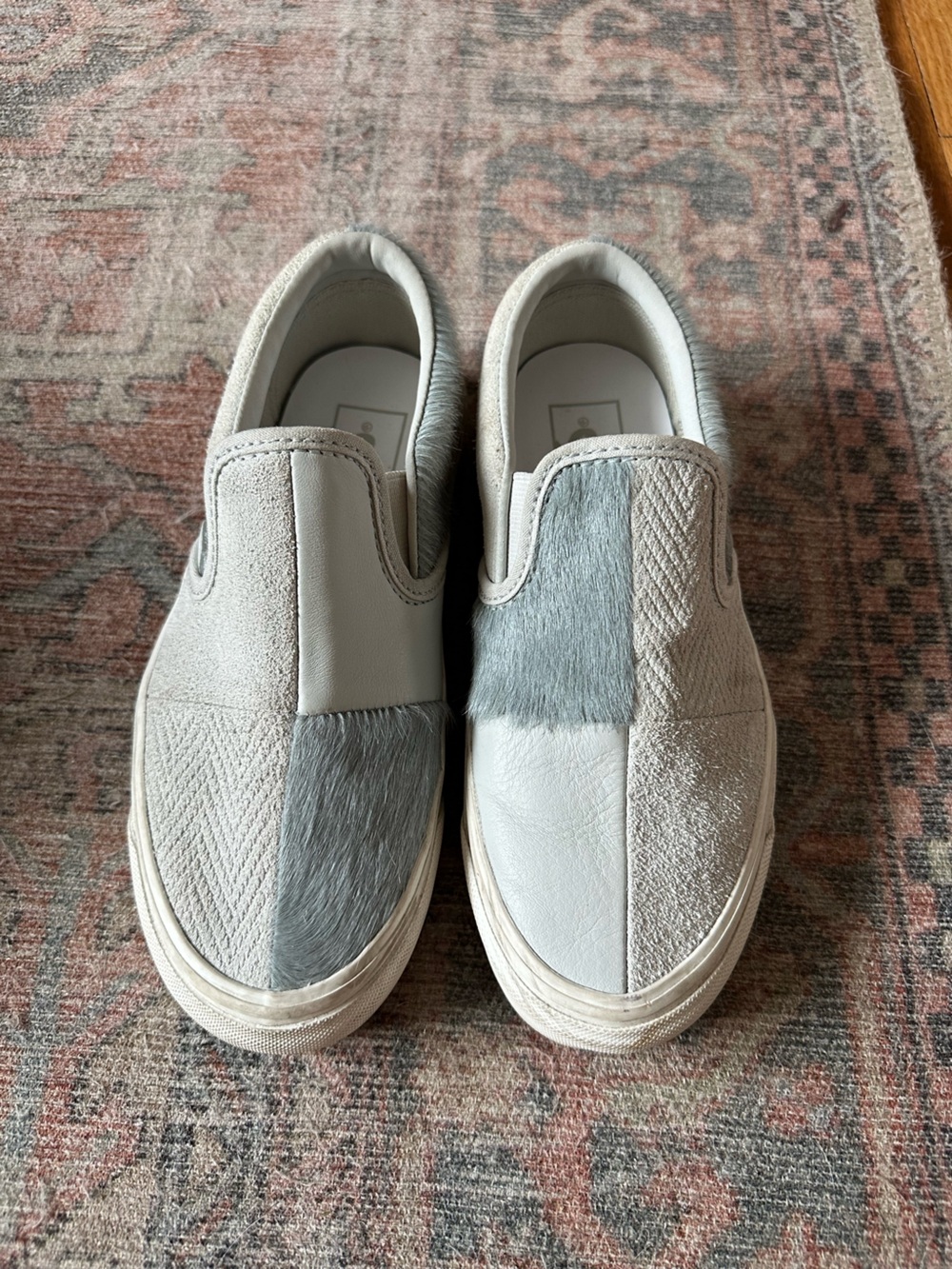 VANS Classic Slip-On 98 DX Suede Anaheim Factory Luxe Mix/Gray Women 5.5